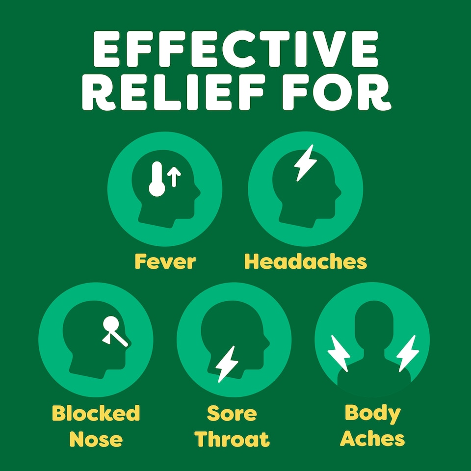 image 1 of Lemsip Max Sachets - Honey & Gingered Powder with Paracetamol 10s