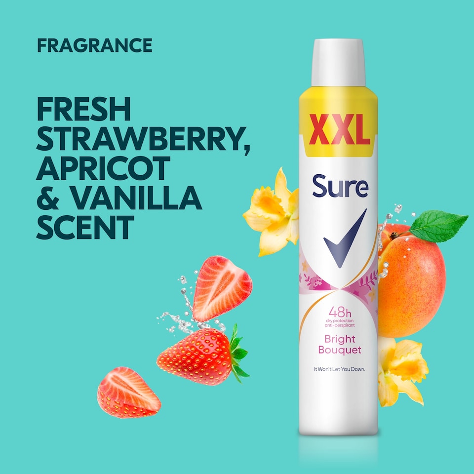 image 1 of Sure Women Bright Bouquet Antiperspirant Deodorant 300ml 