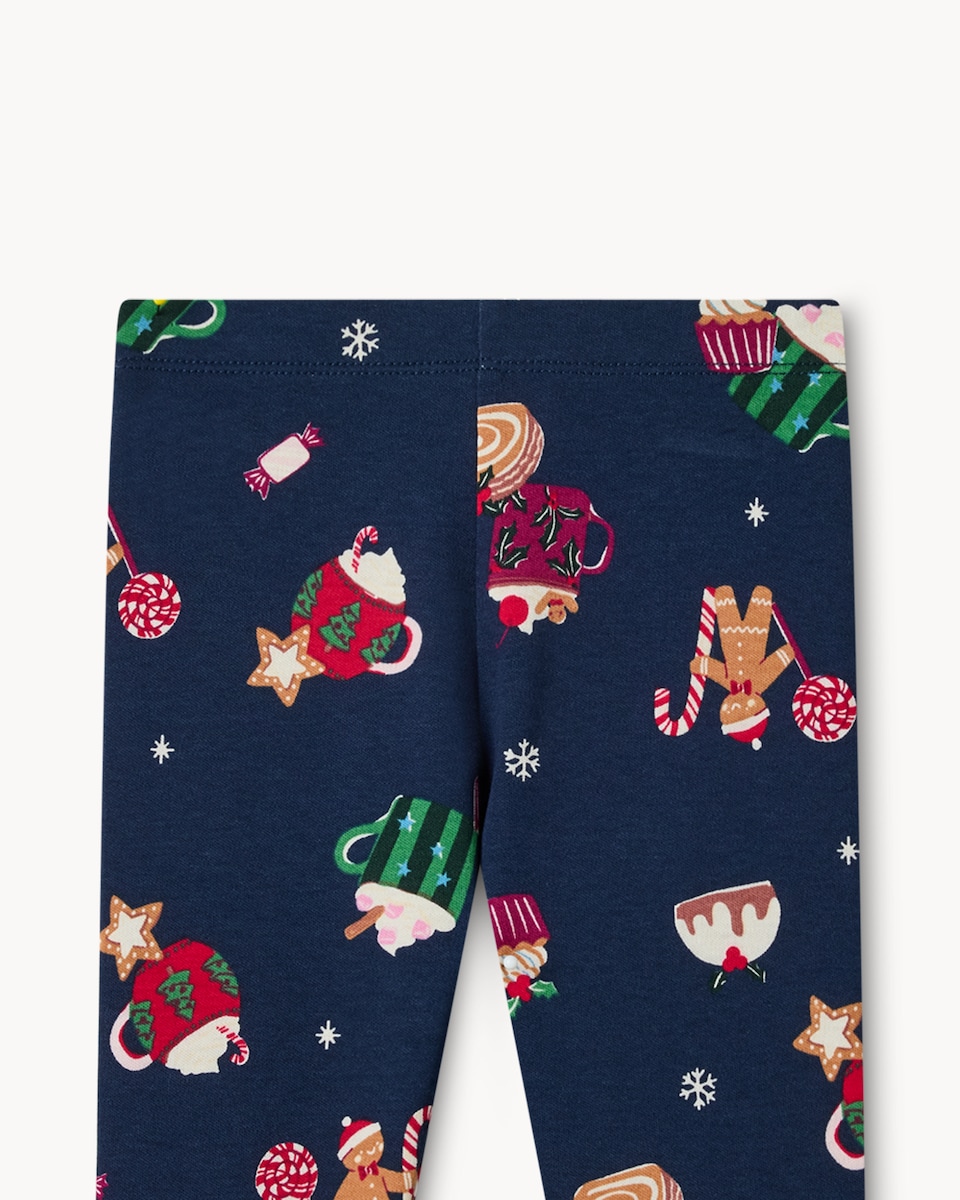 image 1 of Christmas Baby Pure Cotton Merry Christmas Matching Family Pyjama Set in Navy