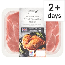 Tesco Finest 2 Pork Shoulder Steaks 400g