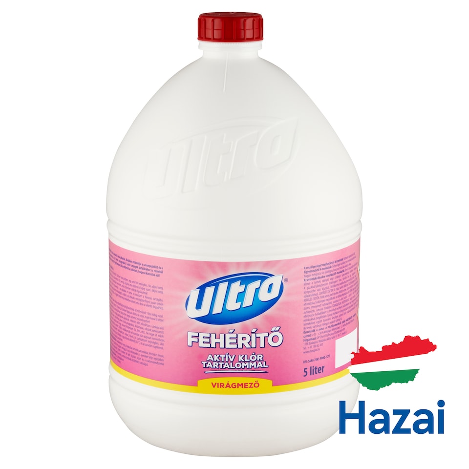 Ultra Virágmező fehérítő aktív klór tartalommal 5 l