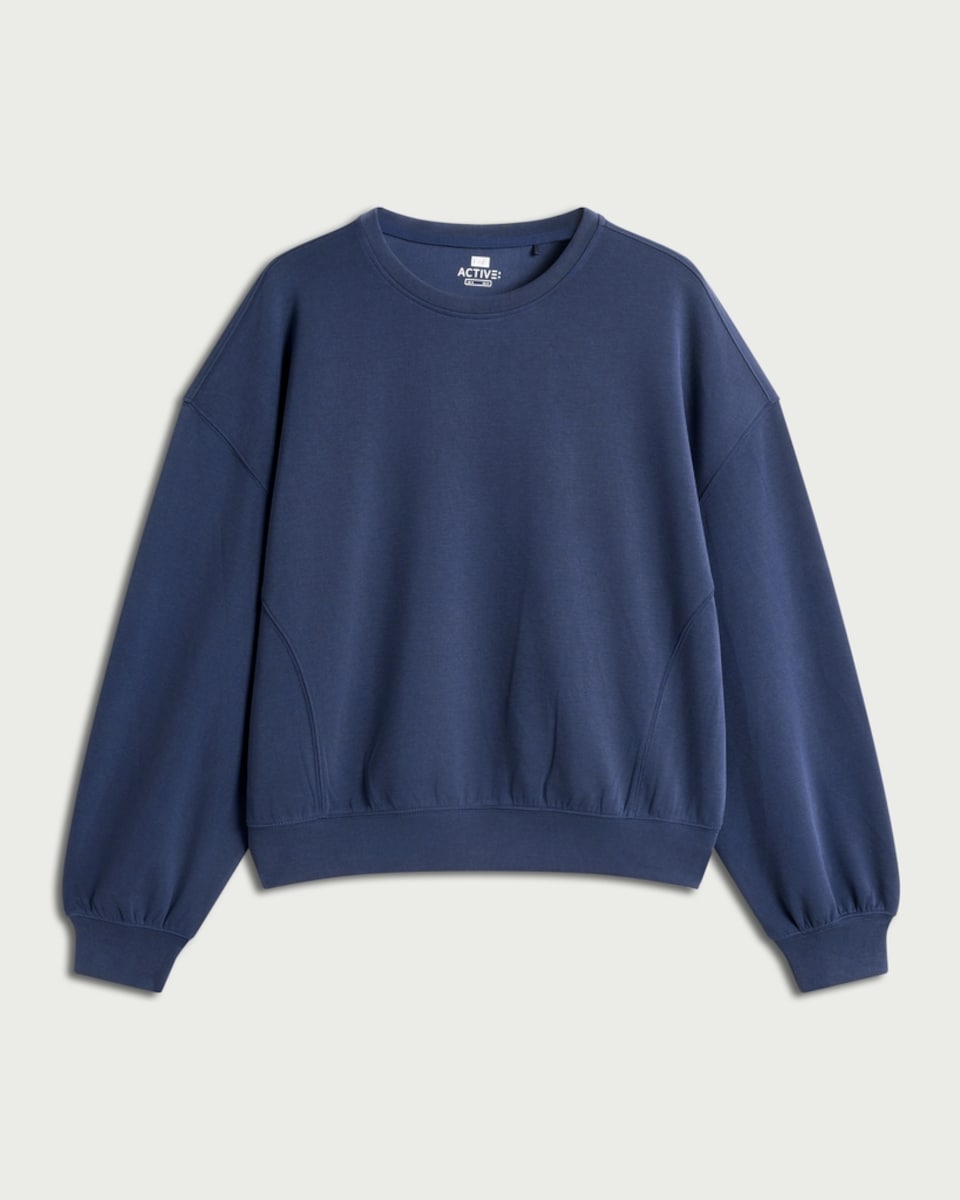 F&F Active AFTERCLASS Crew Neck Co-ord Sweatshirt in Navy
