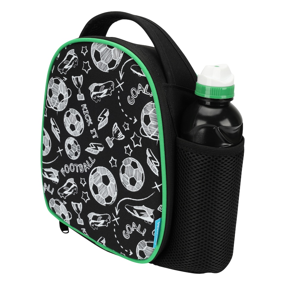 image 1 of Smash Football Lunch Bag and Water Bottle Combo