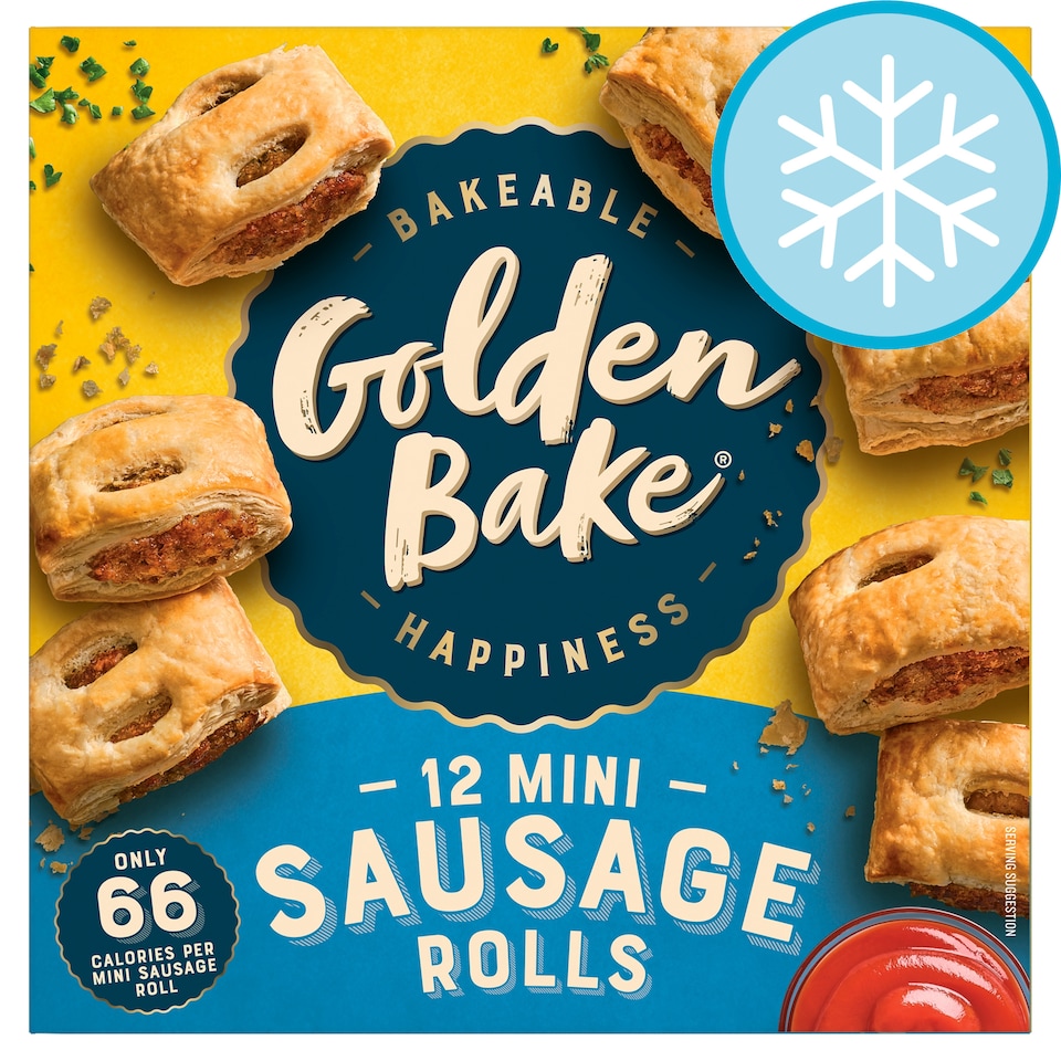 Golden Bake 12 Mini Sausage Rolls 300G