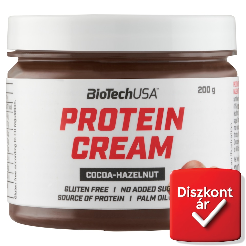 image 1 of BioTechUSA Protein Cream with Cocoa, Hazelnuts and Sweetener 200 g