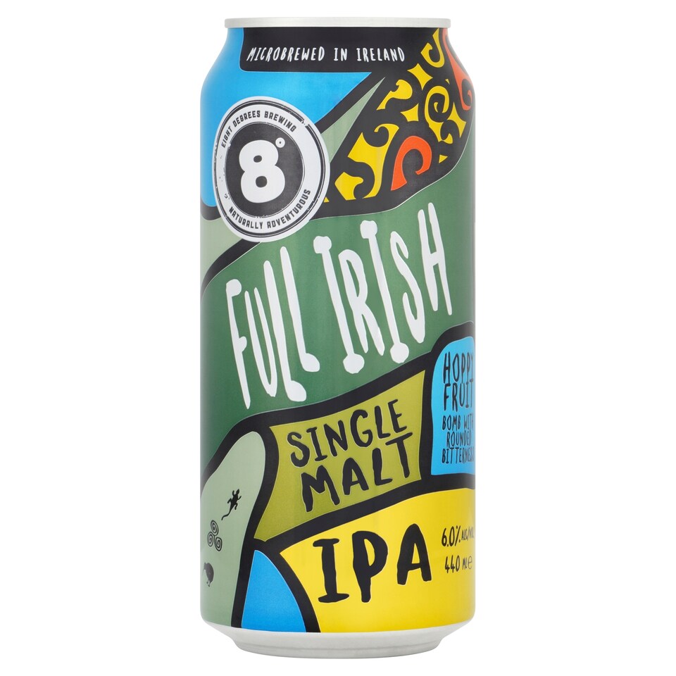 8 Degrees Full Irish 440Ml Can