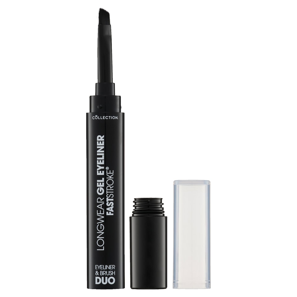 image 1 of Collection Fast Stroke Longwear Gel Eyeliner & Brush Duo 1 Black