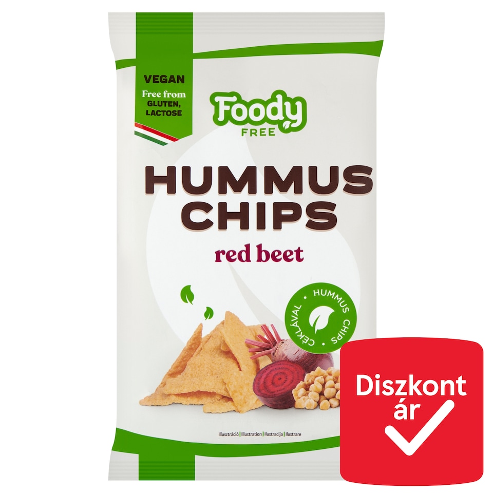 Foody Free hummus chips céklával 50 g