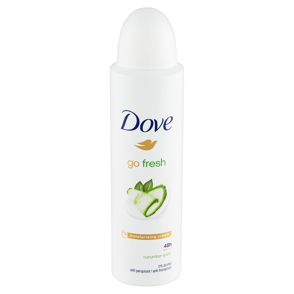 Obrázek 1 pro produkt Dove Go Fresh Okurka&Zelený čaj Antiperspirant ve spreji 150ml