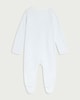 image 2 of F&F Baby Pure Cotton I Love Daddy Long Sleeved Sleepsuit in White