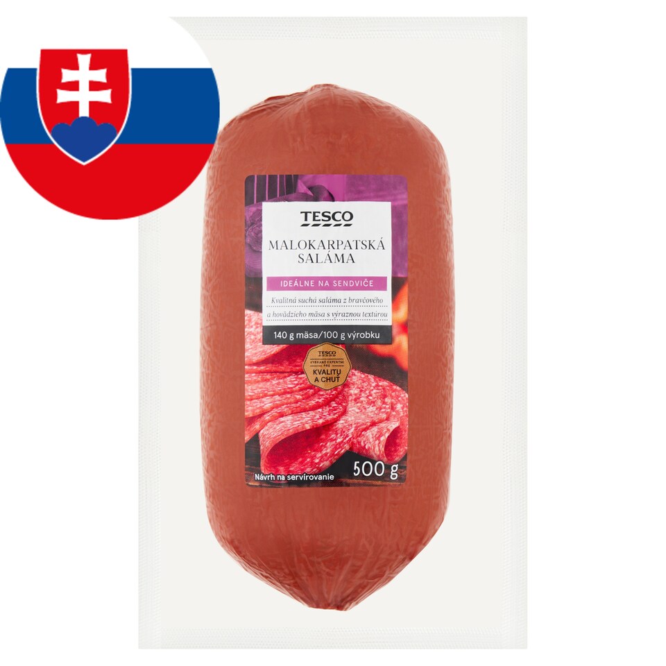 Tesco Malokarpatská saláma 500 g