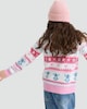 image 3 of Disney Lilo & Stitch Print Christmas Jumper in Multi Pink