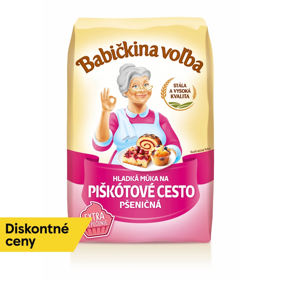 Babičkina Voľba Hladká múka tortová pšeničná 1 kg