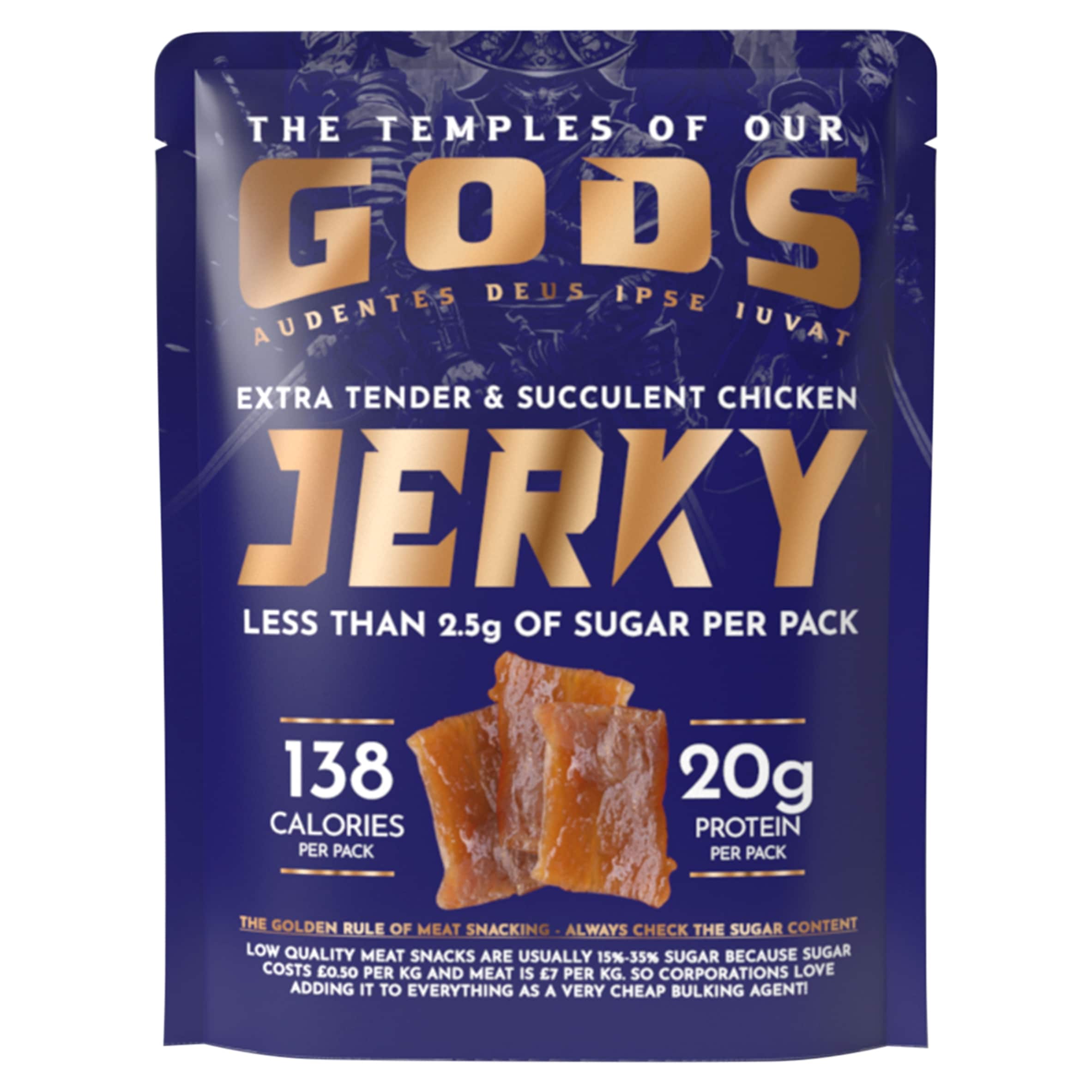 THE TEMPLES OF OUR GODS Extra Tender Chicken Jerky 55G