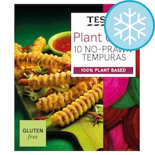 Tesco Plant Chef No-Prawn Tempuras 10 Pack 150g