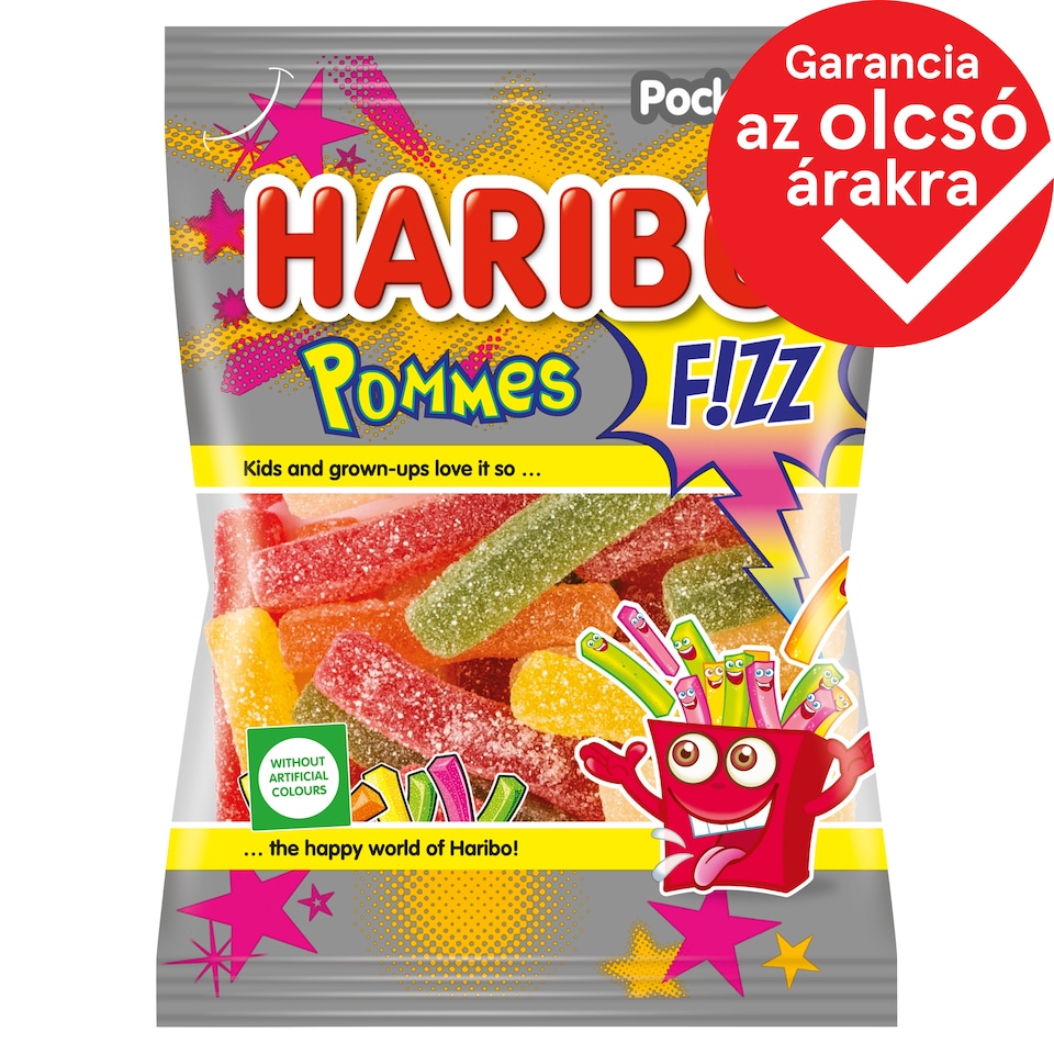 Haribo Pommes Fizz gyümölcsízű gumicukorka 100 g