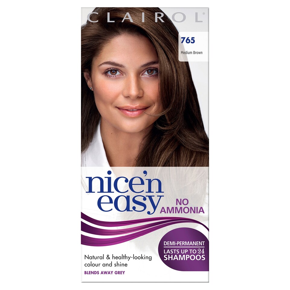 image 1 of Nice'n Easy No Ammonia Medium Brown 765 Hair Dye