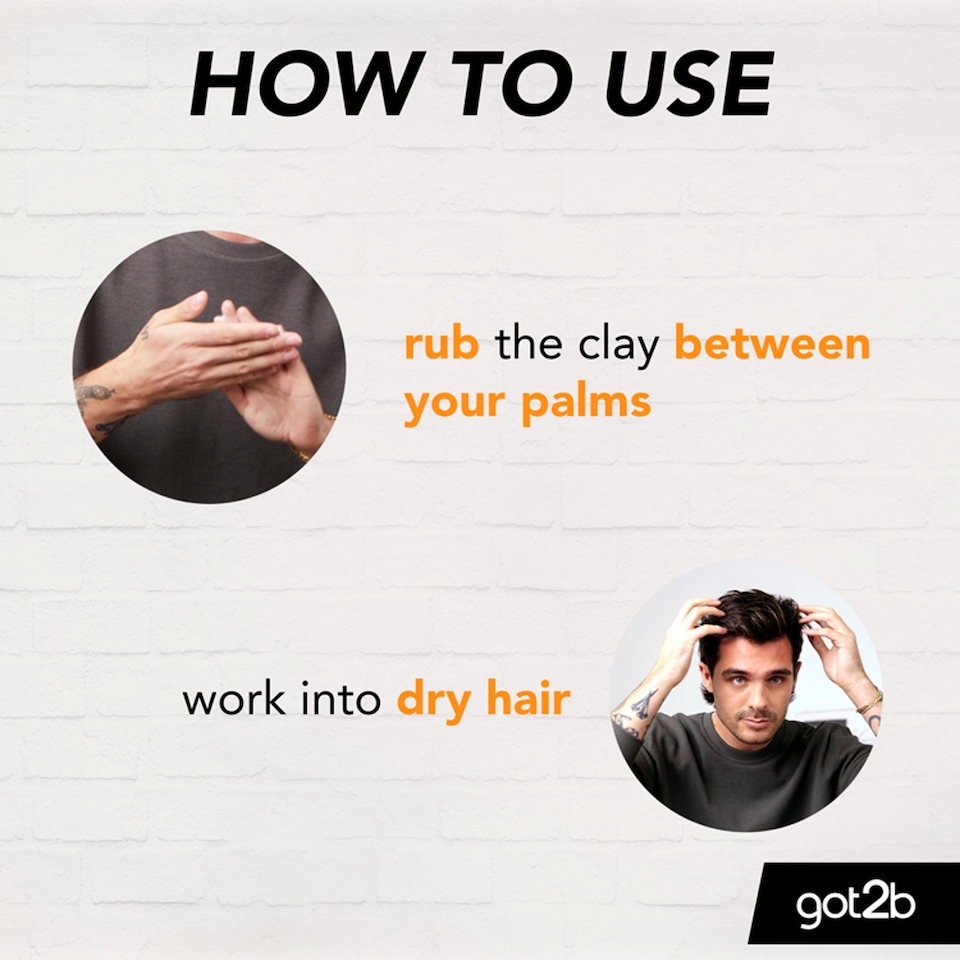 image 1 of got2b i Styler Hair Texture Clay 75 ml