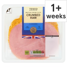 Tesco British Crumbed Ham Slices 120g