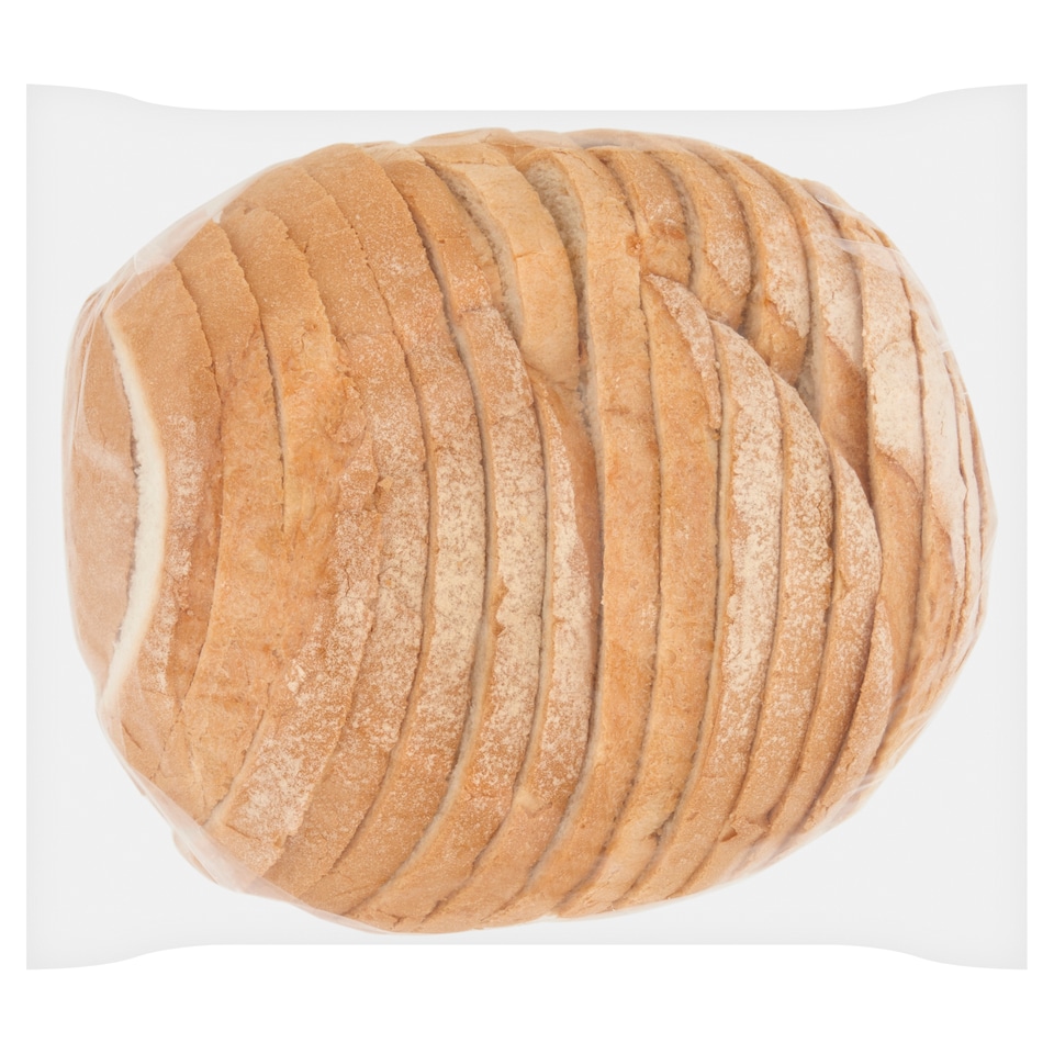 image 1 of Tesco White Crusty Cob Sliced