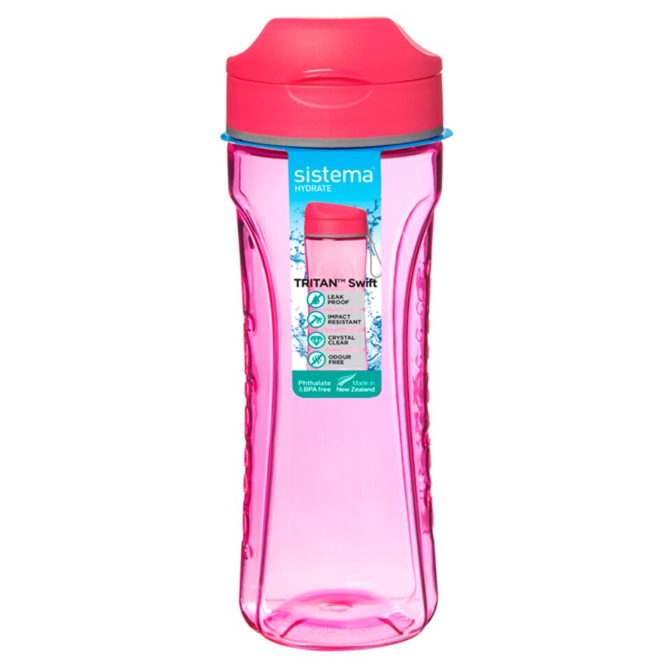 image 1 of Sistema Swift Bottle 600Ml - Pink & Purple