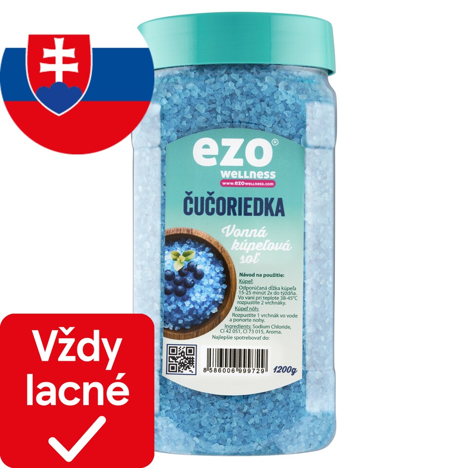 image 1 of Ezo Wellness Blueberry Scented Bath Salt 1200 g
