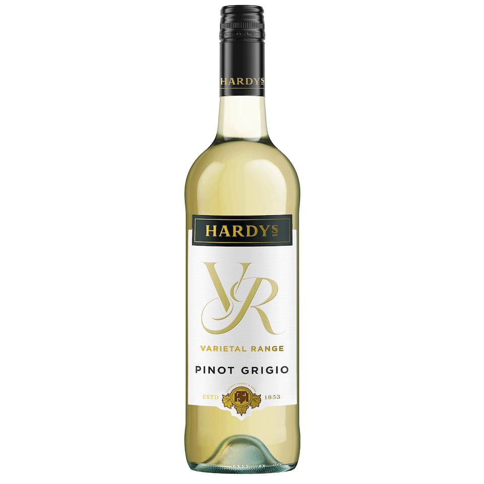 image 1 of Hardys VR Pinot Grigio White Wine 75cl