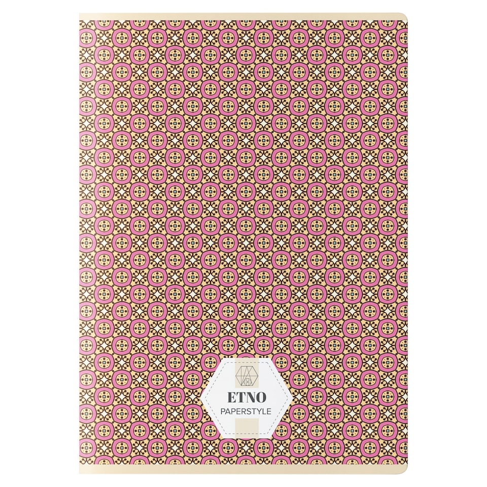 Etno Paperstyle A4-es vonalas iskolai füzet  1. kép