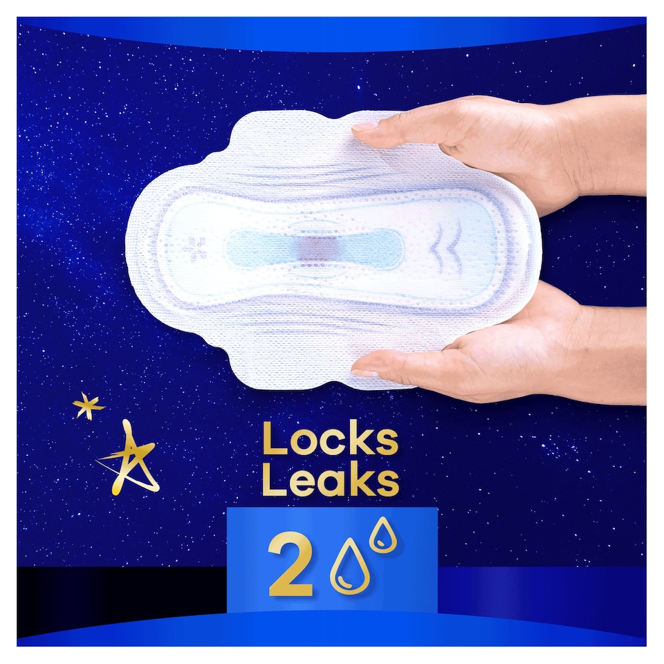 image 1 of Always Ultra Secure Night Sanitary Towels 9 Pack