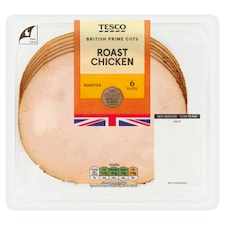 Tesco British Roast Chicken Slices 120g