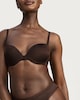 image 1 of F&F Underwired Contour Push Up Bra in Dark Nude