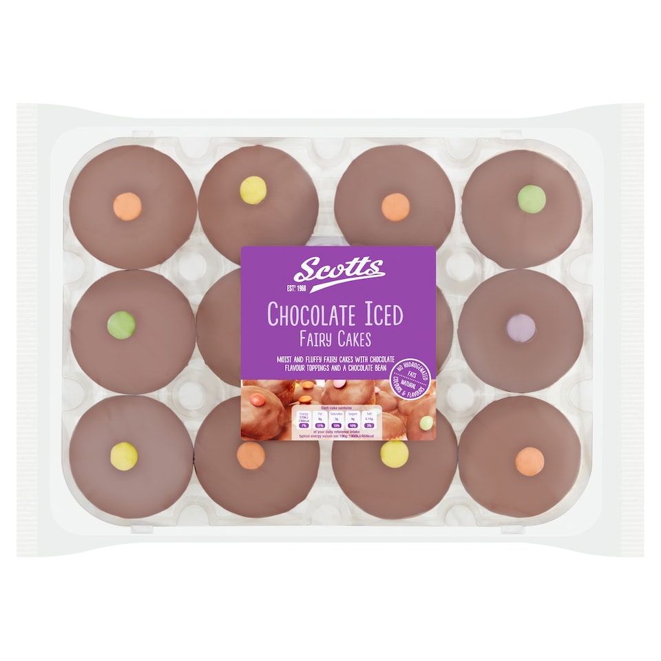 Scotts Chocolate Iced Fairy Cakes 275G