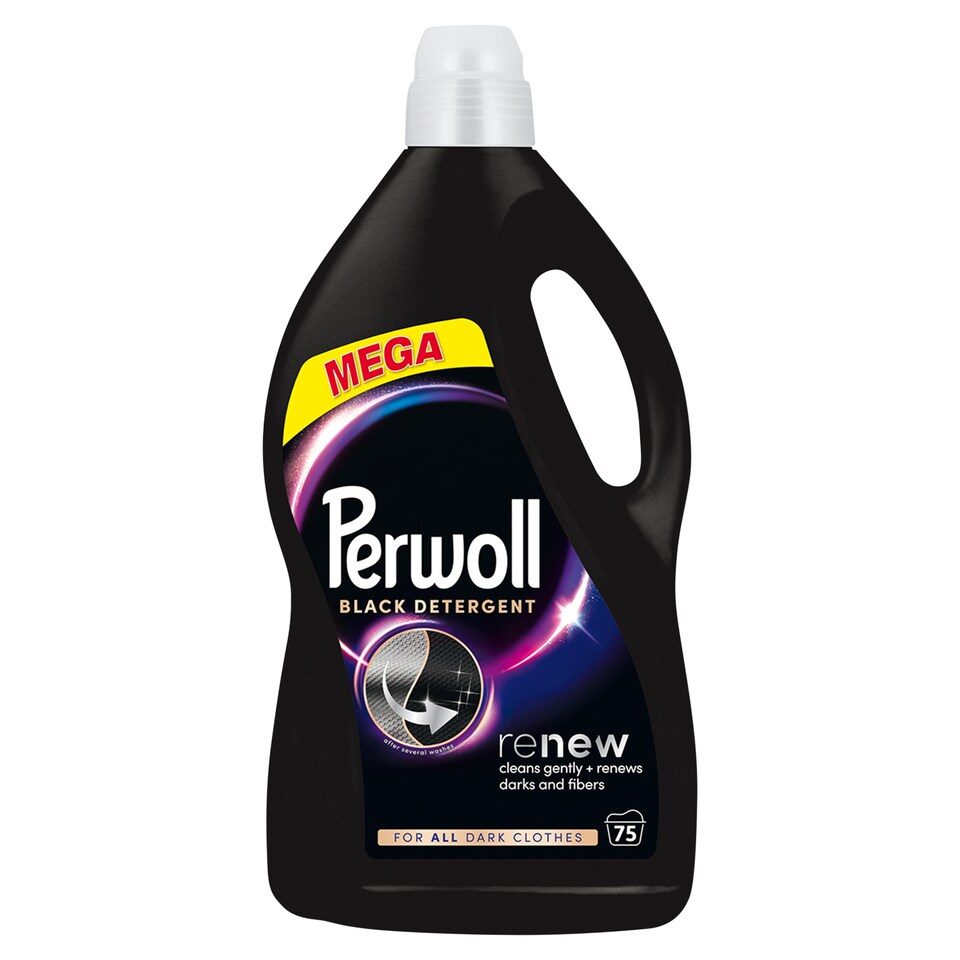 Perwoll prací gél Black 75 praní, 3750 ml