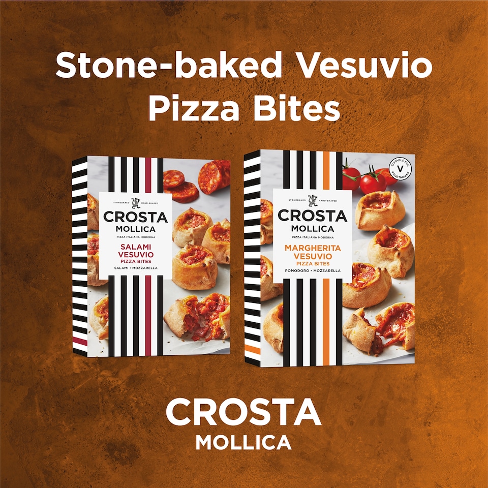 image 1 of Crosta Mollica Margherita Vesuvio Pizza Bites 270g
