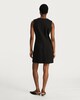 image 3 of F&F Sleeveless Button Detail Mini Dress in Black