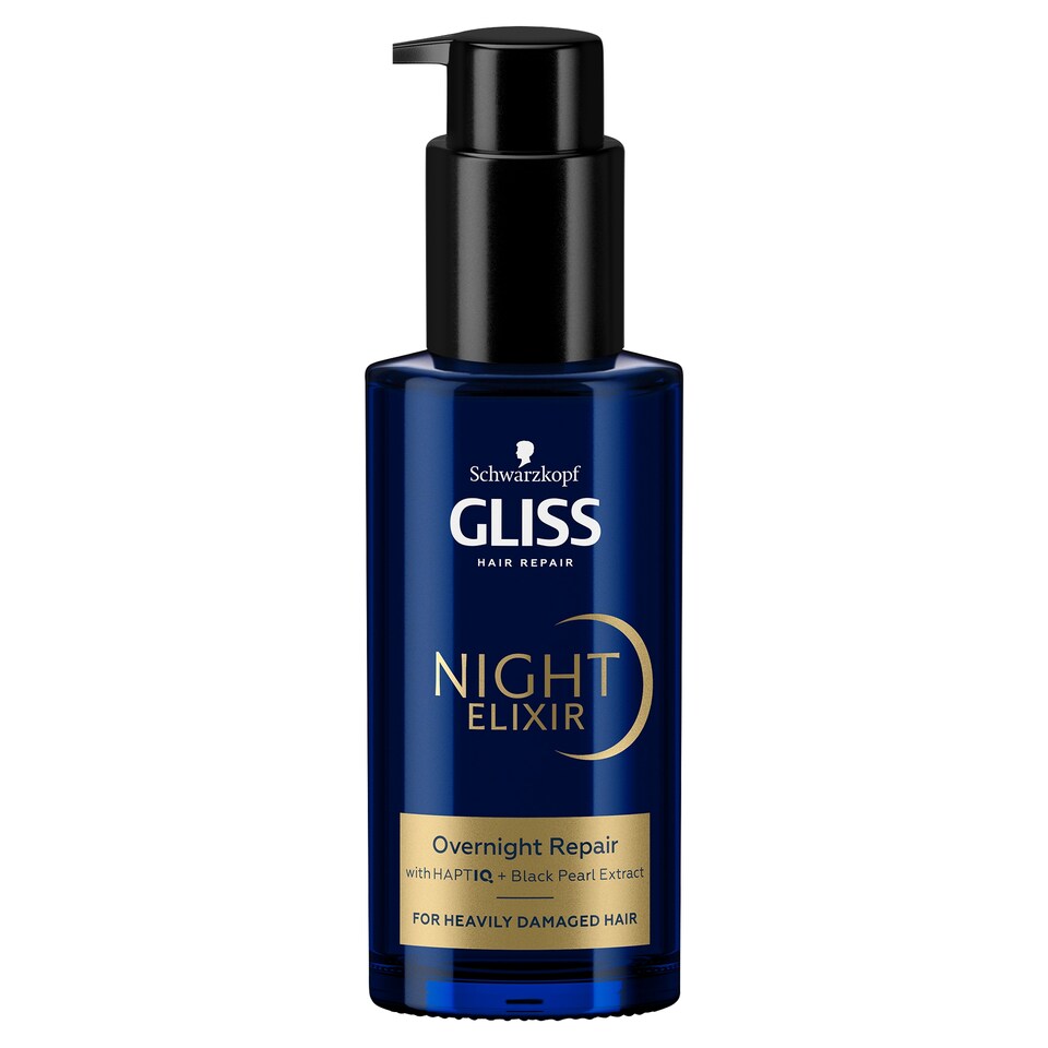 Gliss nočný elixír pre poškodené vlasy 100 ml