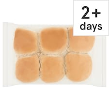 Tesco Big Bite Soft White Rolls 6 Pack