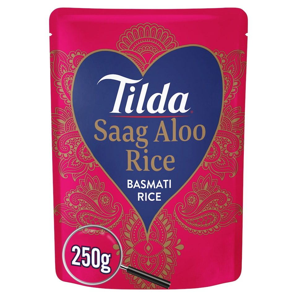 image 1 of Tilda Limited Edition Saag Aloo Basmati Rice 250g