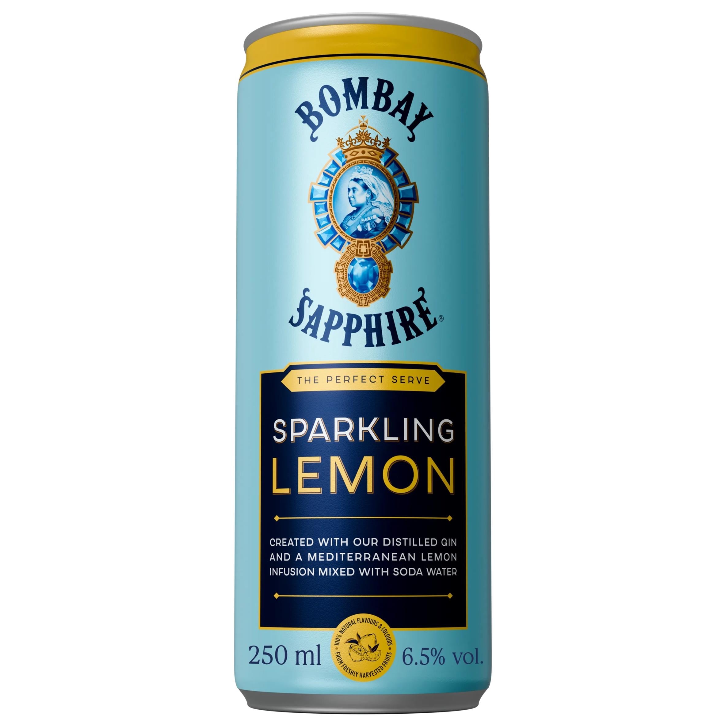 Bombay Presse Citrus Collins Lemon Gin Cocktail 250Ml