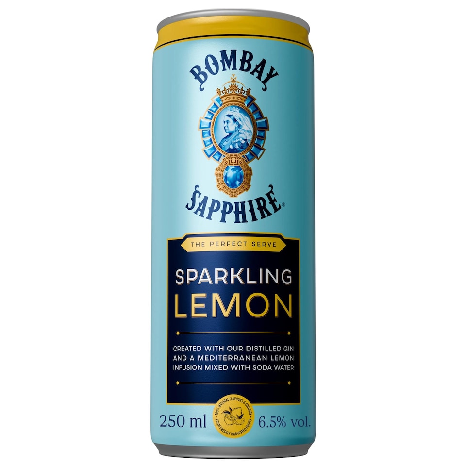 image 1 of Bombay Presse Citrus Collins Lemon Gin Cocktail 250Ml