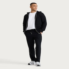 F&F Contrast Side Stripe Drawstring Joggers in Black