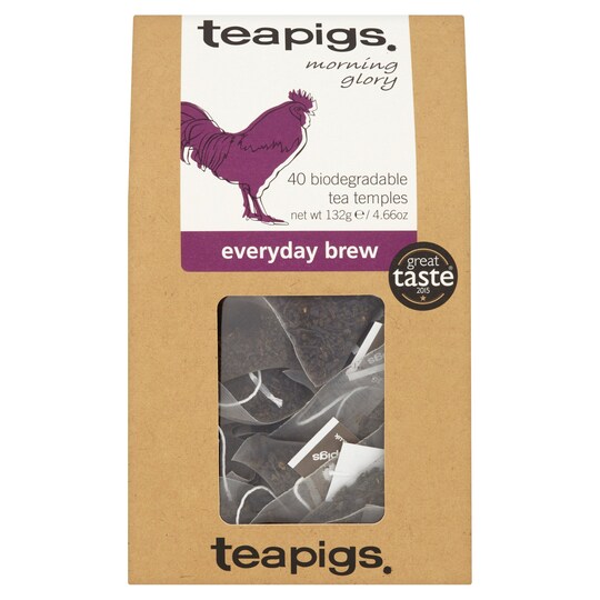 teapigs morning glory 40 tea temples Tesco Groceries