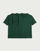 image 3 of F&F School Boys 3-Pack Pure Cotton Regular Fit Polo Shirts in Green