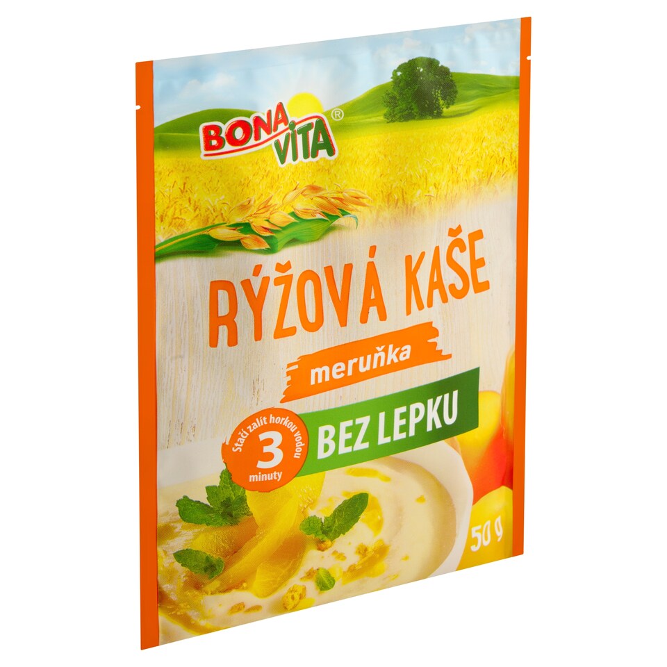 obrázok 1 z Bona Vita Bezgluténová ryžová kaša marhuľa 50 g