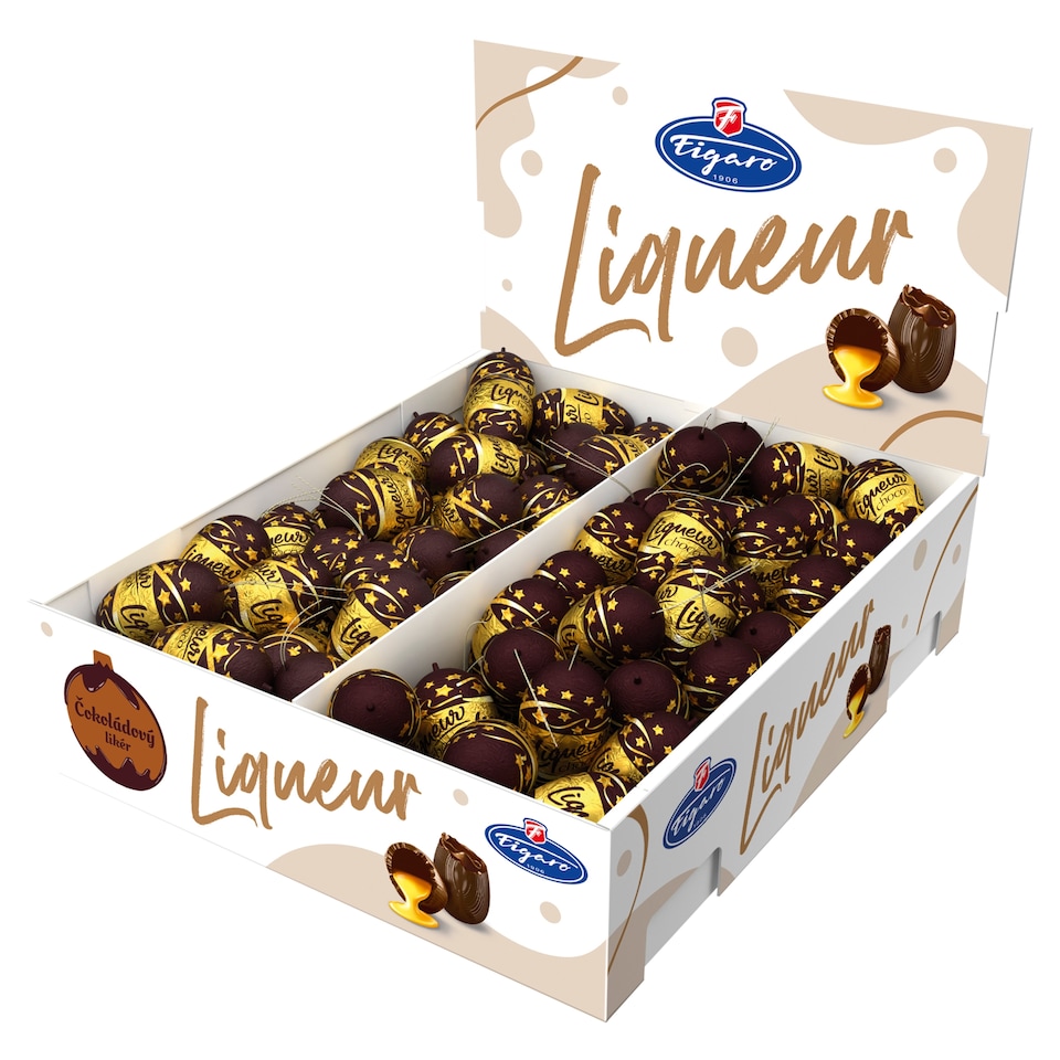 image 1 of Figaro Milk Chocolate with Chocolate Alcohol Filling 27.5 g