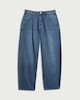 image 4 of F&F High Rise Relaxed Jeans in Navy
