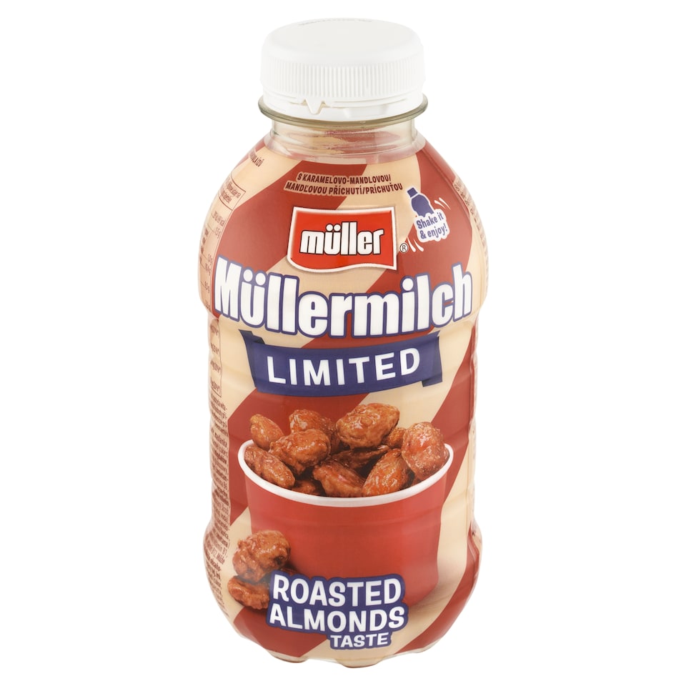 Müller Müllermilch Mléčný nápoj s karamelovo-mandlovou příchutí 400g