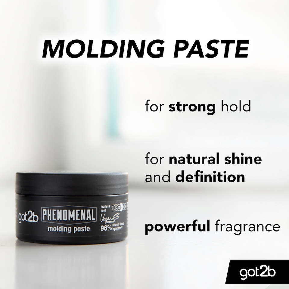 image 1 of got2b Hair Molding Paste Phenomenal Travel 100ml
