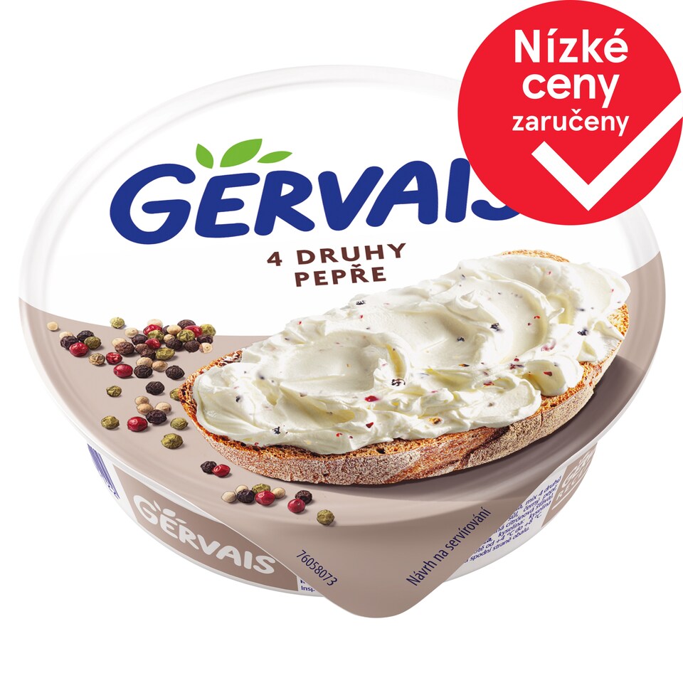 Gervais Čerstvý tvarohový sýr s pepřem 80g
