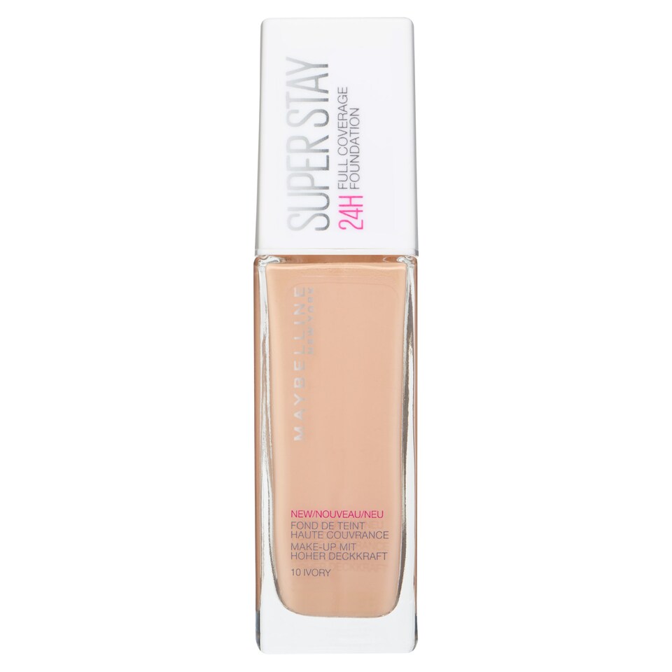 image 1 of Maybelline Super Stay 24 Hour Foundation 10 Ivory 30Ml